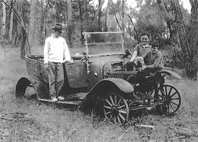 The Model T Ford as found in the country.