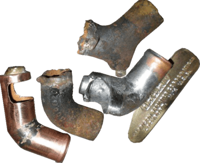 Chevrolet radiator fittings: OLD vs NEW.