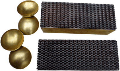 HC4 radiator cores plus end caps.